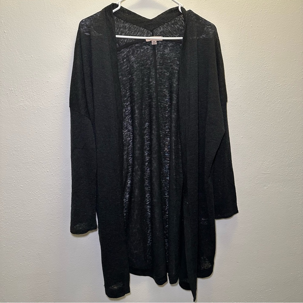 Filly Flair Black Lightweight Cardigan Size Medium
